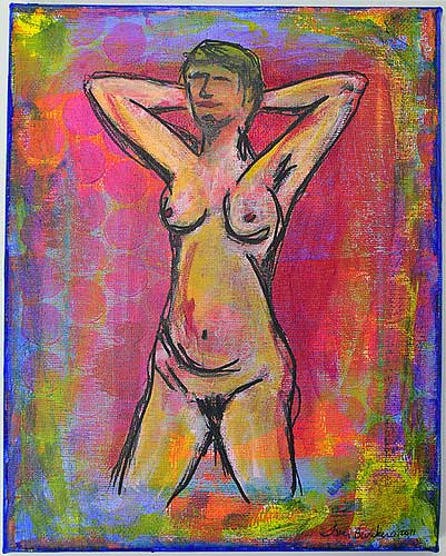 screened nude1 painted