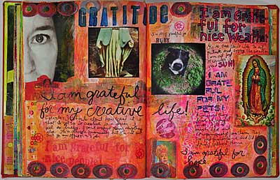 The Art Journal Workshop examples