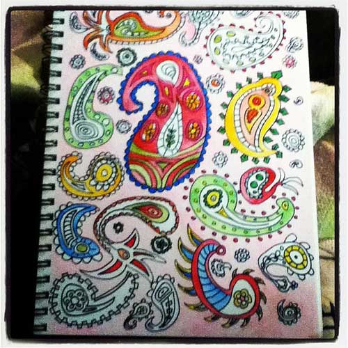 Paisley doodles