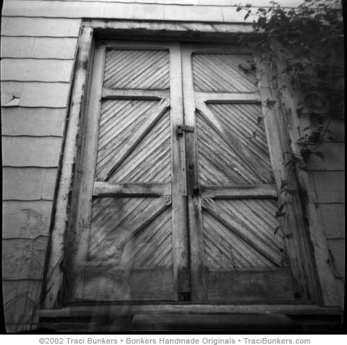 St. Mary's Doors self-portrait