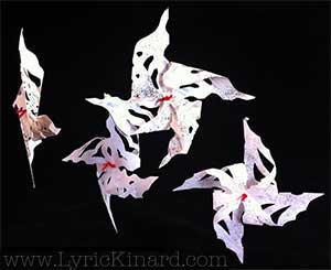 Lyric Kinard - Pinwheel Ornament tutorial
