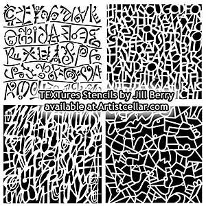 Jill Berry's TEXTures stencils